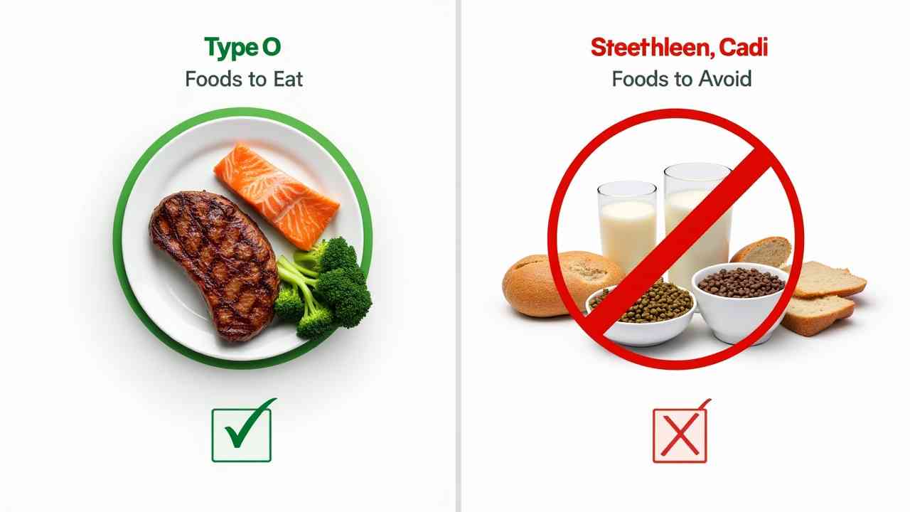 🩸 A Guide to the Blood Type O Diet (The 'Hunter' Food List)