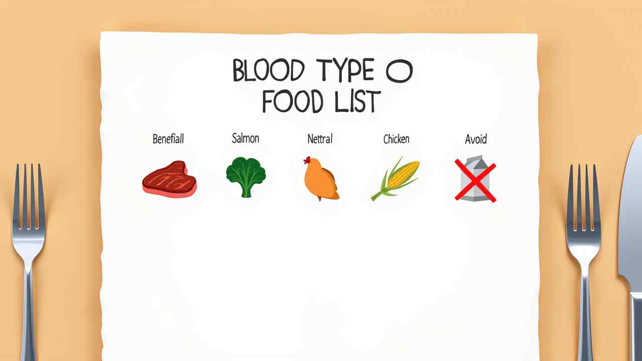 🥩 Your Blood Type O Positive Diet Food List (Printable PDF Guide)