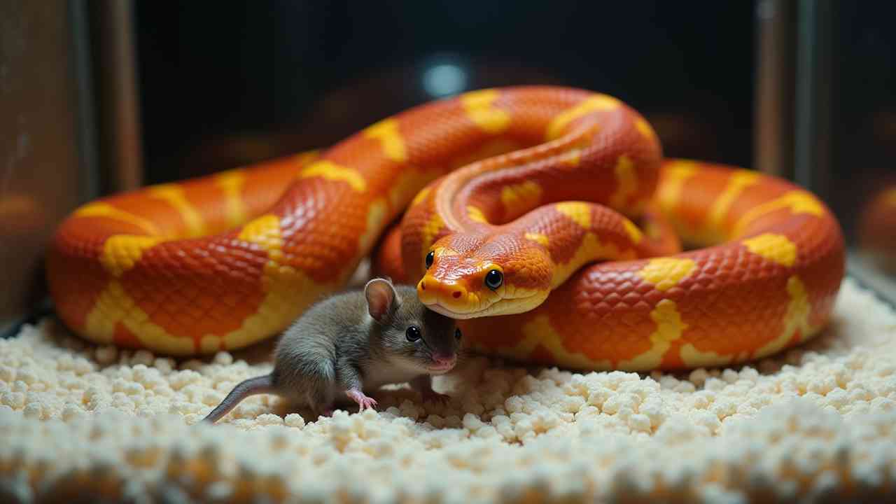 Corn Snake Diet: From Pinkies to Adult Mice 🐍