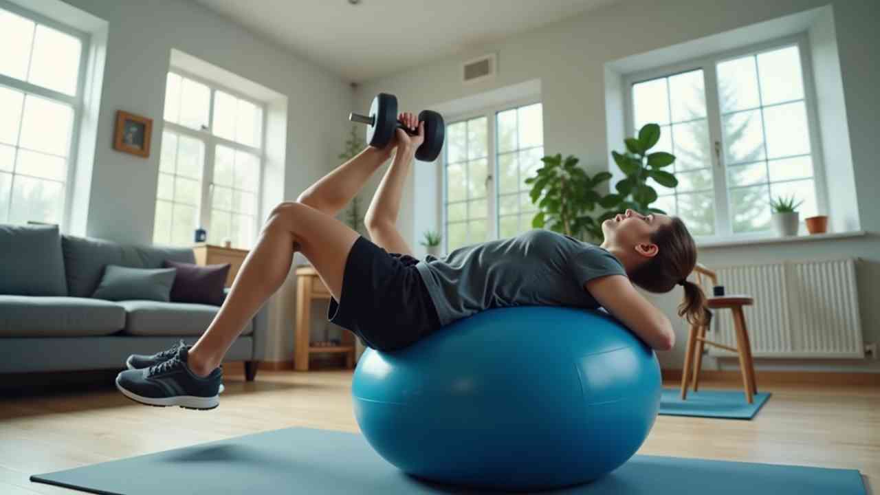 ποΈββοΈ The Ultimate Workout: Using an Exercise Ball with Weights
