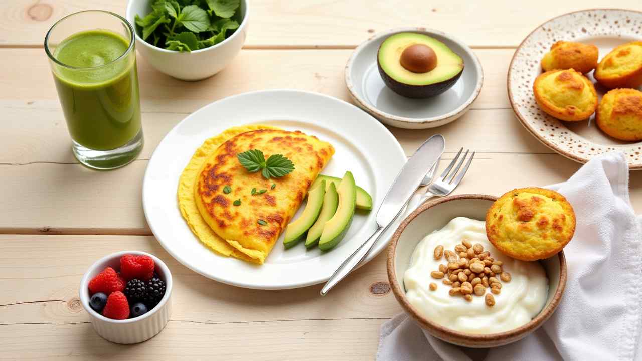 🍳 5 High-Protein, Low-Carb Diet Breakfast Ideas (Easy & Delicious)