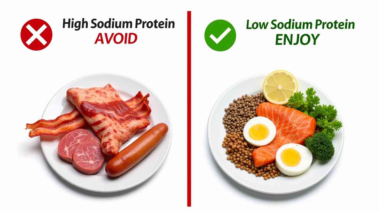 💪 A Guide to High-Protein, Low-Sodium Foods (Healthy & Flavorful!)
