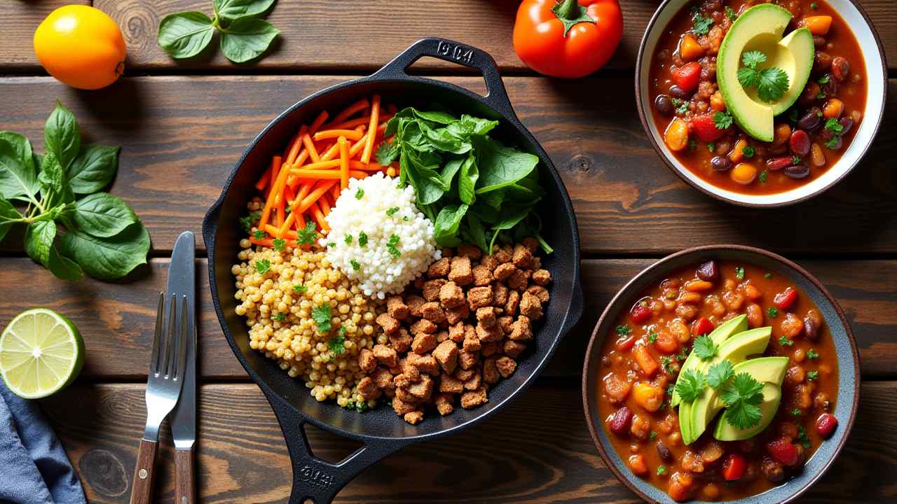 💪 5 Easy & Delicious High-Protein Vegan Meals