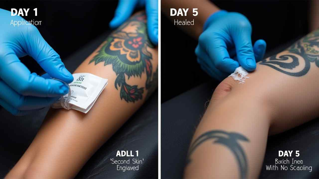 🤔 How Long to Leave Second Skin on a Tattoo? A Healing Guide