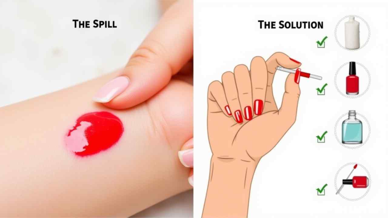 💅 How to Clean Nail Polish Spills on Skin (5 Easy & Safe Hacks)