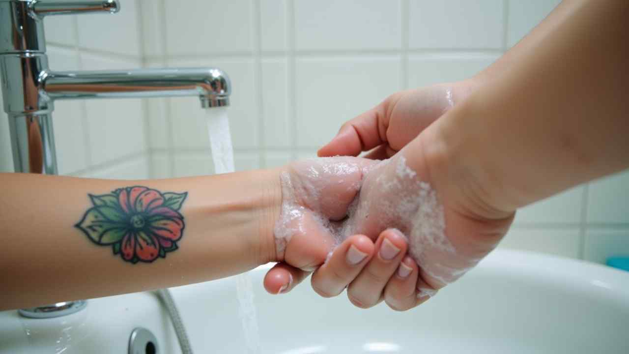 🧼 How to Wash Off Tattoo Ink Stains Safely (A New Tattoo Guide)