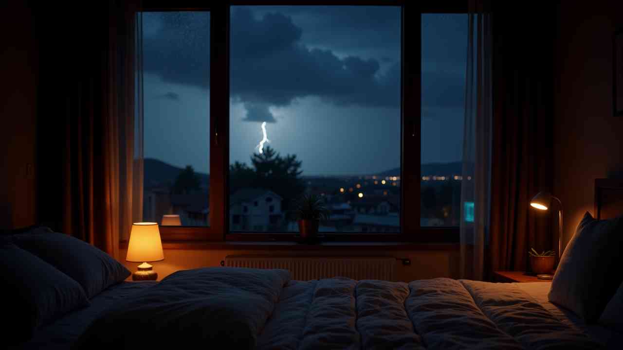 ⛈️ Rain and Thunder for Sleep: A Guide to This Cozy Sleep Aid