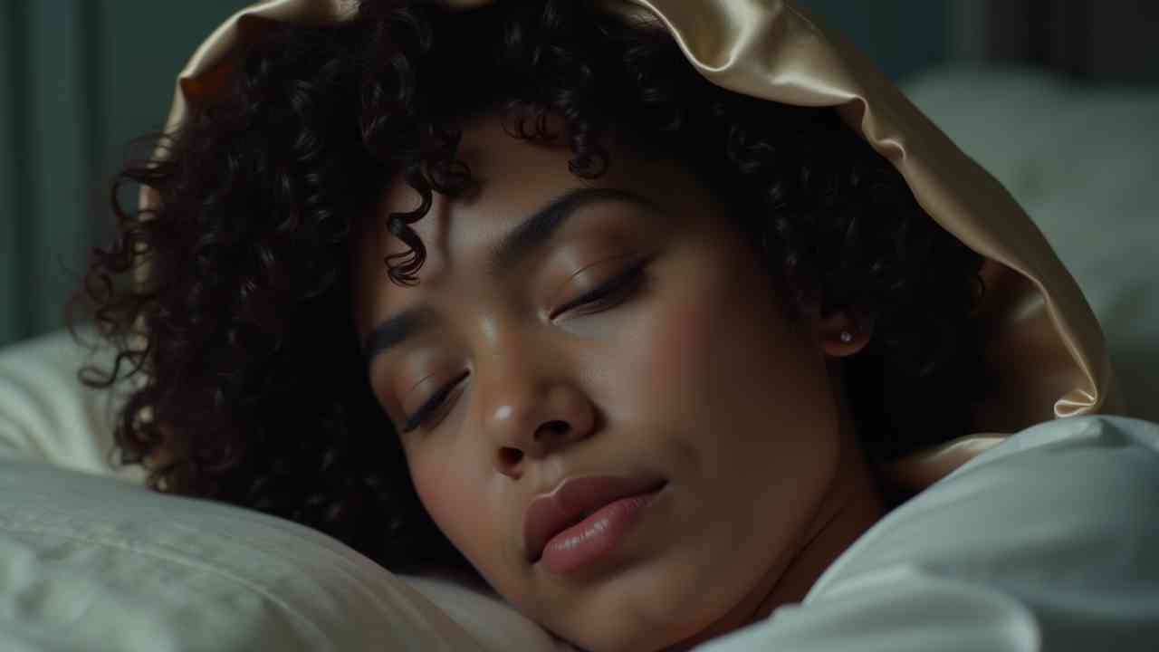 Sleeping in a Satin Bonnet: The Hair-Saving Secret 😴✨