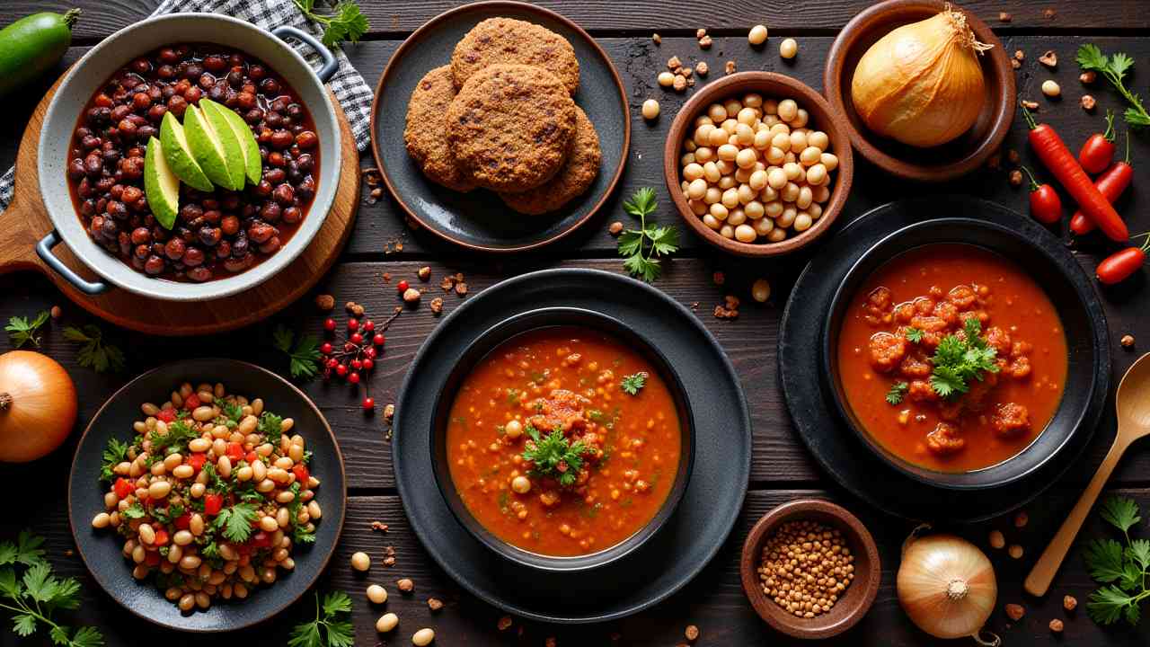🍲 5 Easy & Hearty Vegan Bean Recipes (Protein-Packed!)