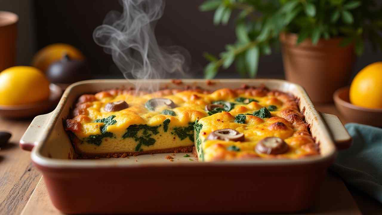 🥘 The Best Savory Vegan Breakfast Bake (Easy & Hearty Recipe)