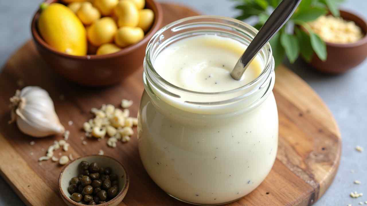 🥗 The Best Creamy Vegan Caesar Sauce (Easy Recipe!)