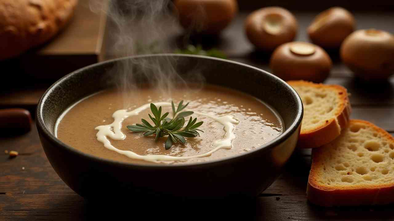 🍄 The Best Creamy Vegan Mushroom Soup (Easy & Dairy-Free!)