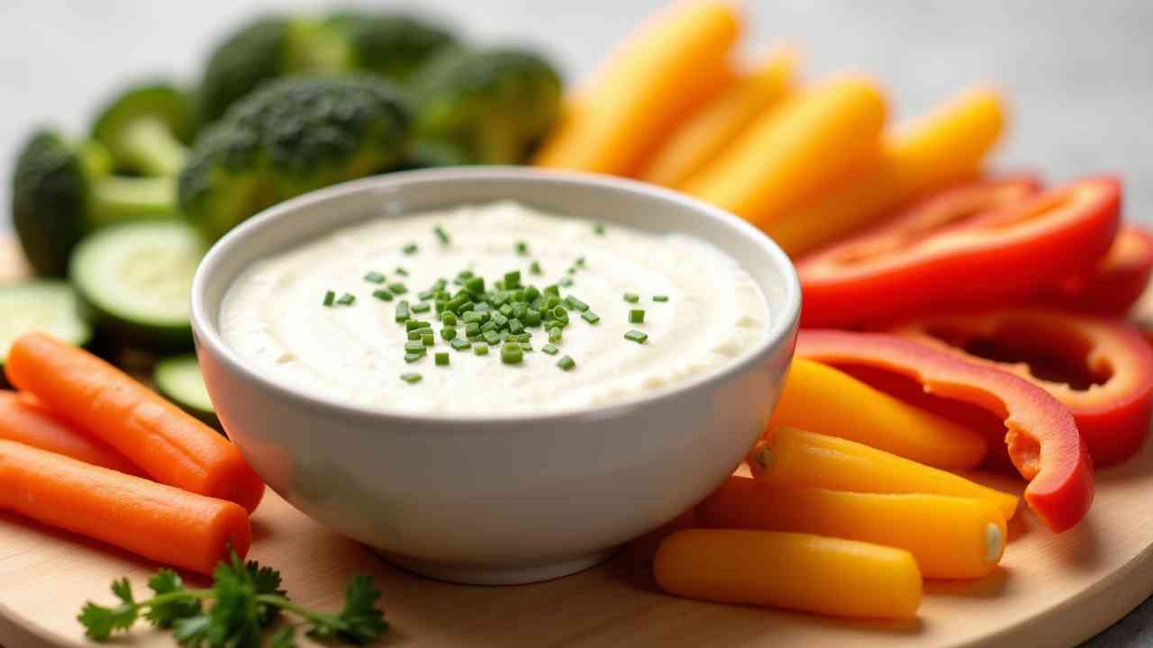 🌿 The Best Creamy Vegan Ranch Dip (Easy & Delicious!)