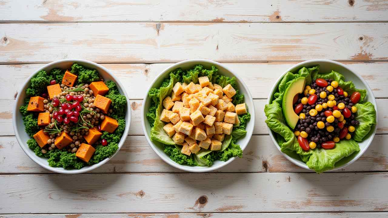 🥗 3 Hearty Vegan Salad Dishes (That Are a Full Meal!)