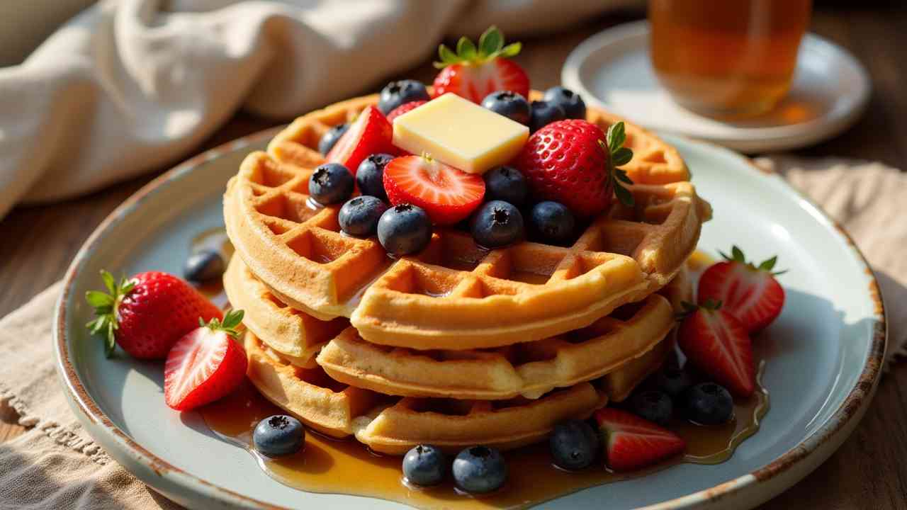 🥞 The Best Fluffy Vegan Waffle Recipe (Easy & Delicious!)