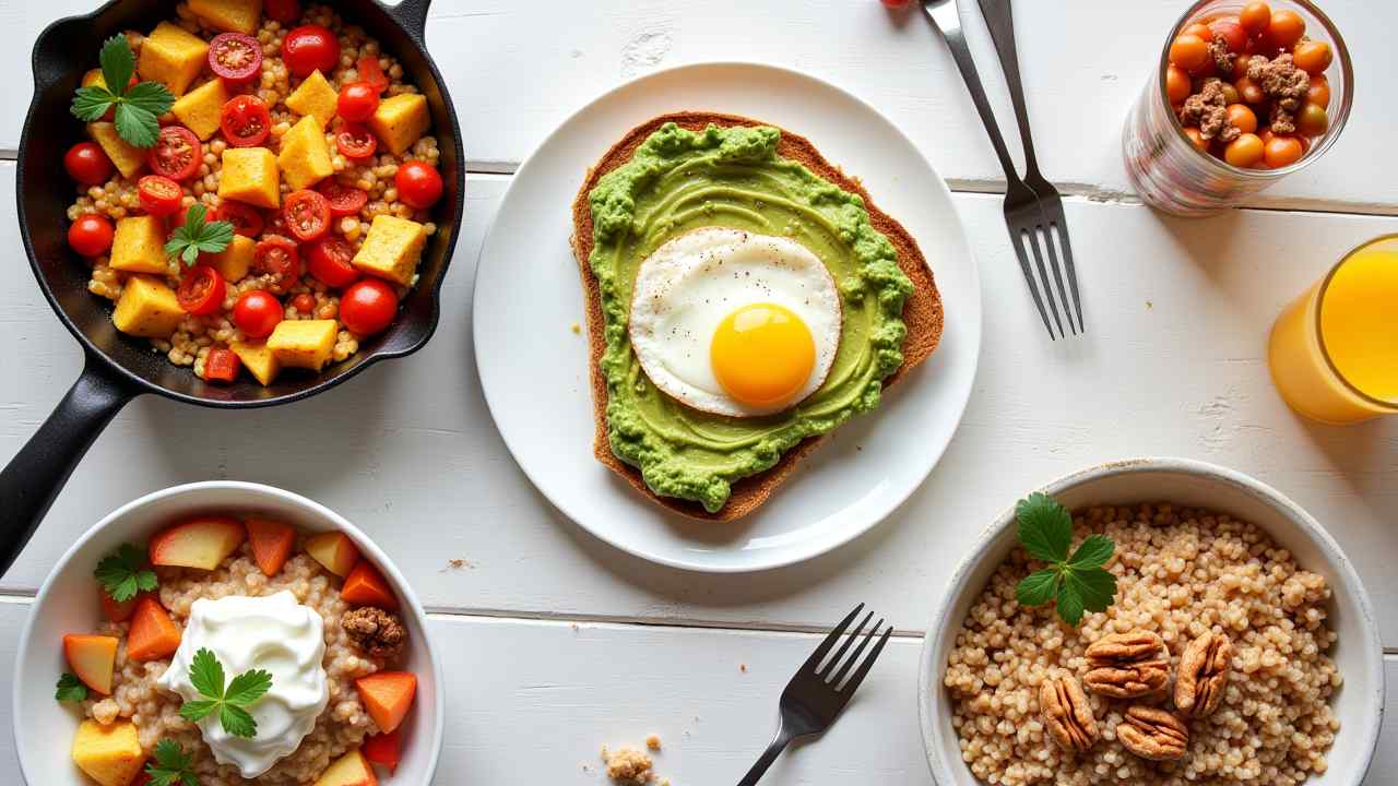 🍳 5 Delicious Vegetarian Breakfast Recipe Ideas (Easy & Healthy)
