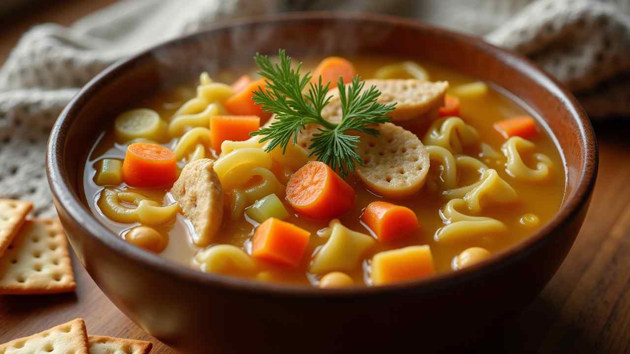 🥣 The Best Vegetarian 'Chicken' Noodle Soup (A Cozy Recipe)