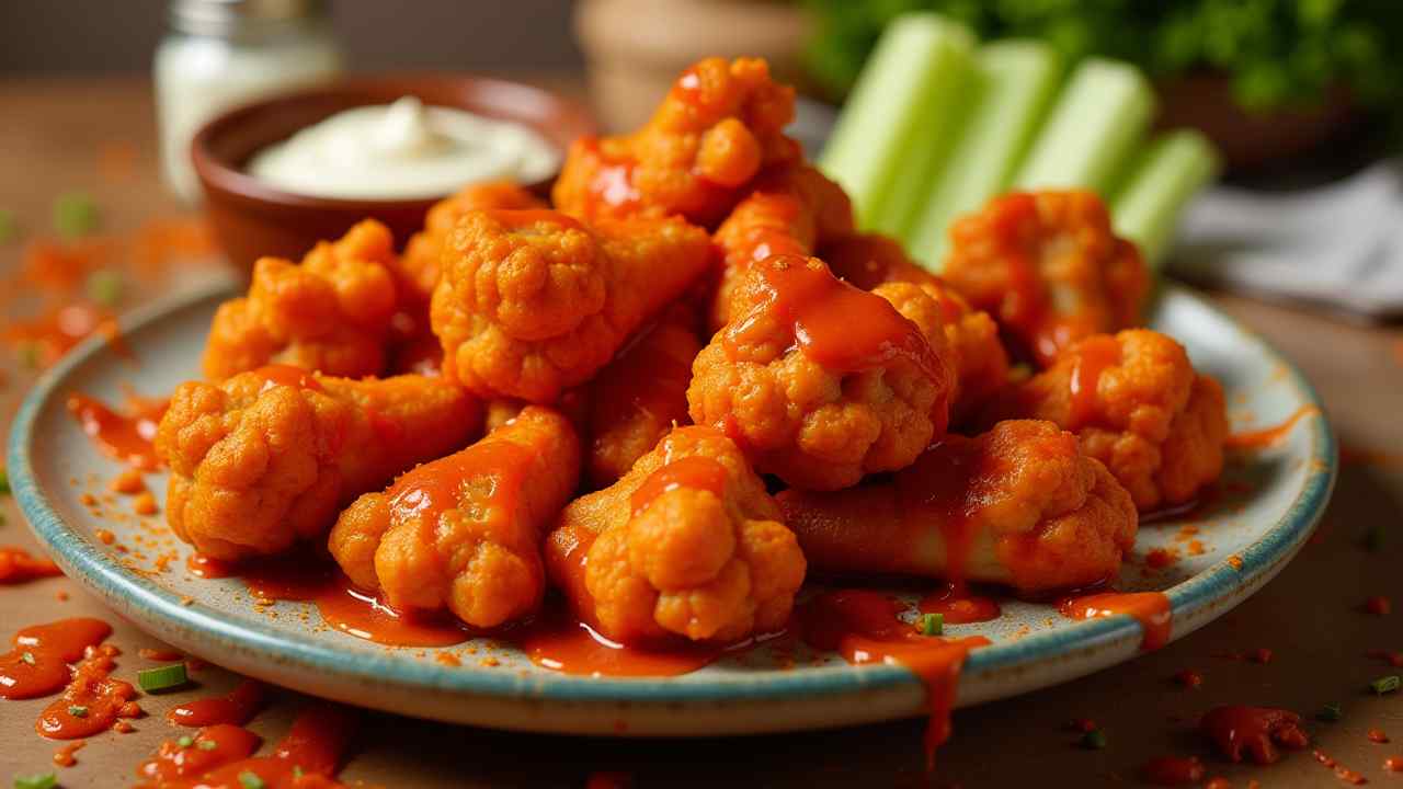 🔥 The Best Vegetarian 'Chicken' Wings (Crispy Cauliflower Recipe!)