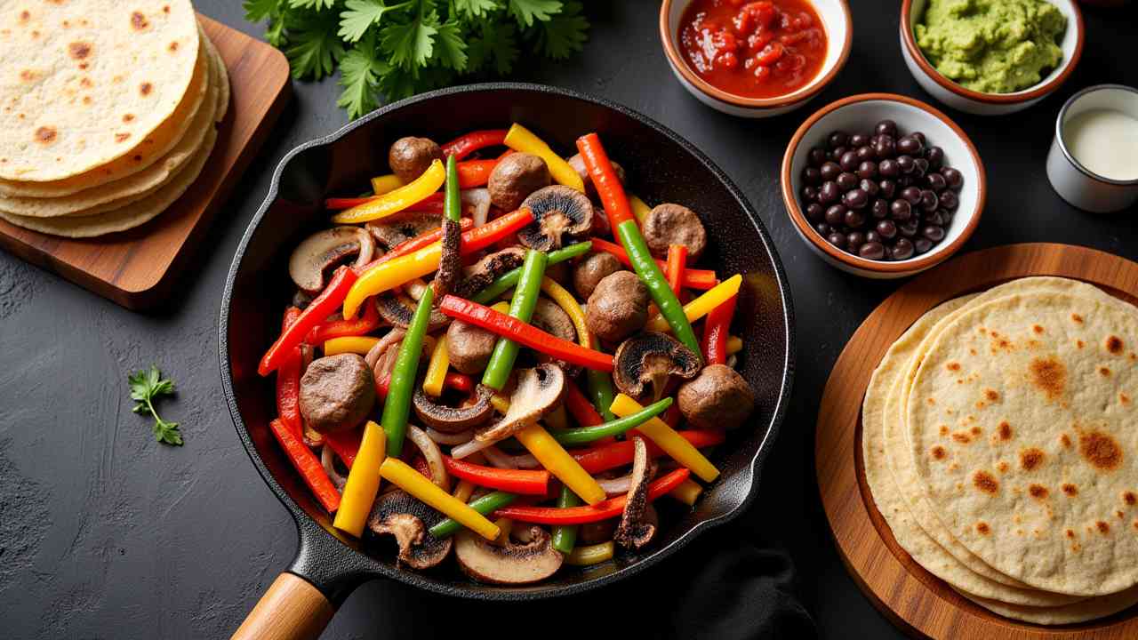 🌶️ The Best Vegetarian Fajita Recipe (Easy & Flavorful!)