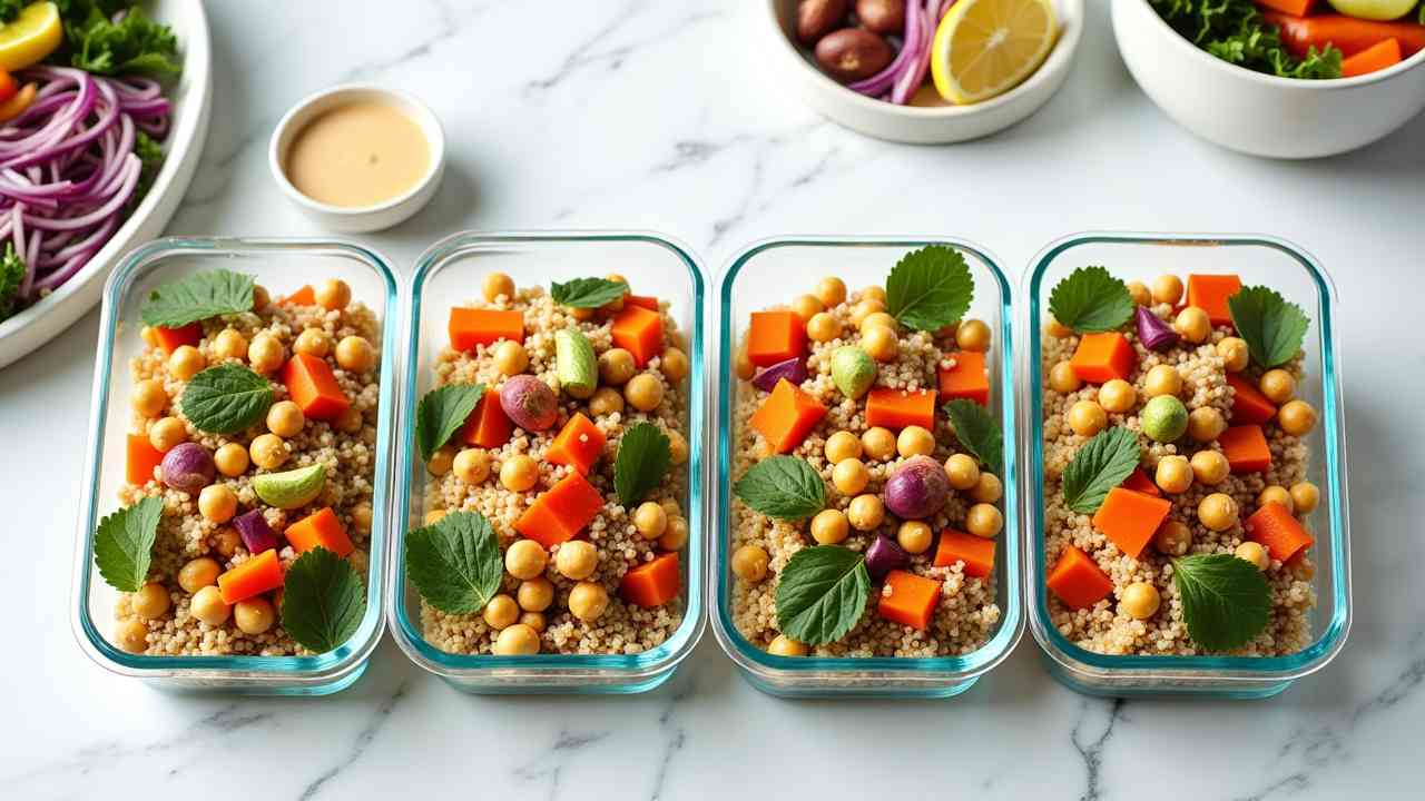 🥗 5 Easy Vegetarian Meal Prep Recipes (For a Healthy Week!)