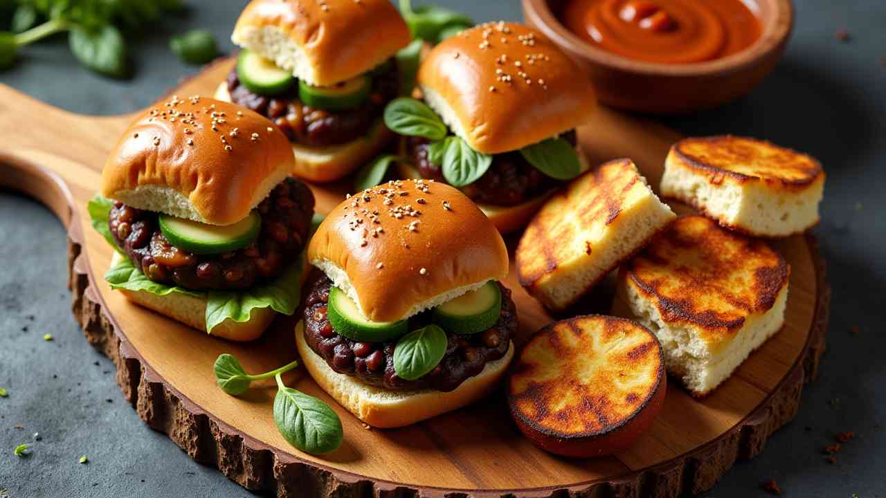 🍔 5 Easy & Delicious Vegetarian Sliders (Perfect Party Food!)