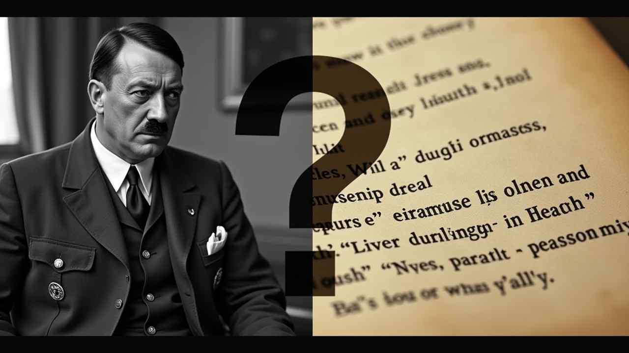 📖 Was Hitler a Vegetarian? A Look at the Historical Evidence