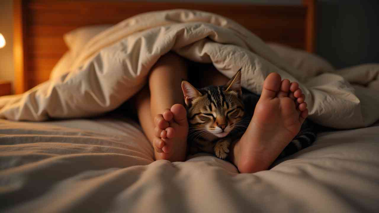 ๐พ Why Does My Cat Sleep at My Feet? (4 Reasons for the Snuggle)