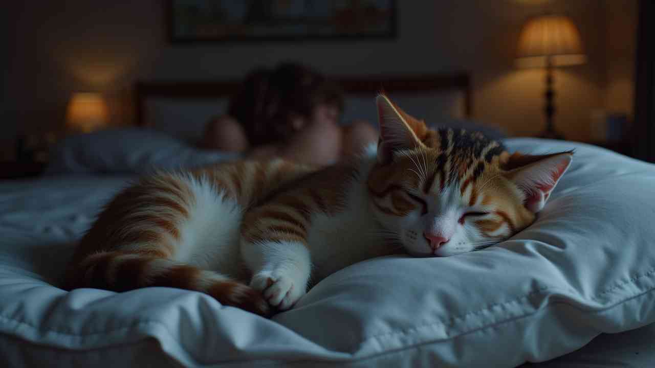 Why Does My Cat Sleep By My Head? The Heat and Safety Theory 🐈🧠